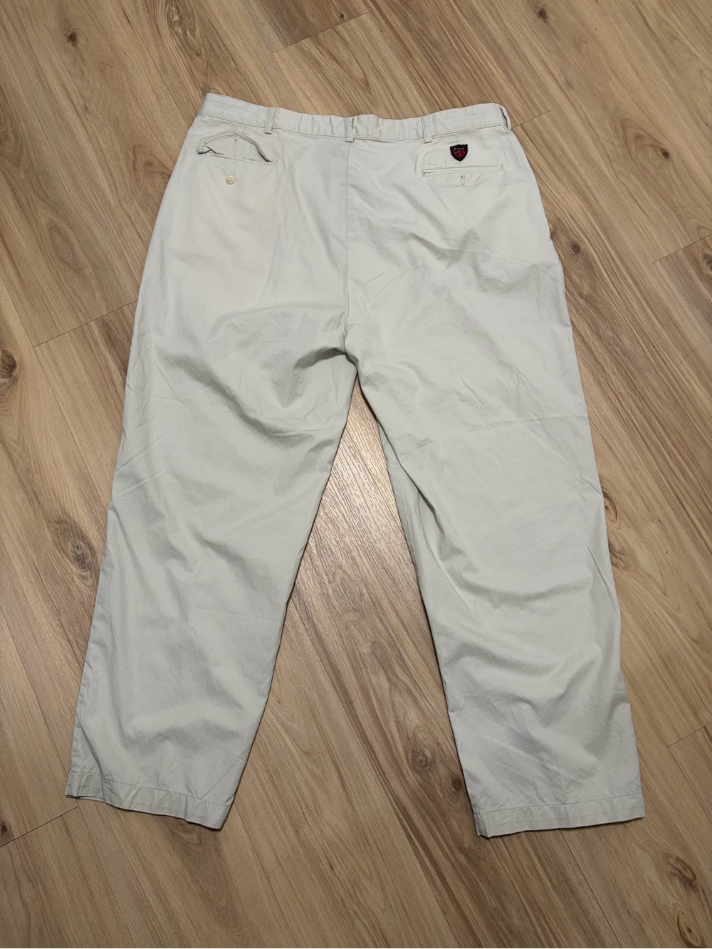 VTG Polo Golf Ralph Lauren Pleated Khaki Pants Chinos 40x30 Y2K